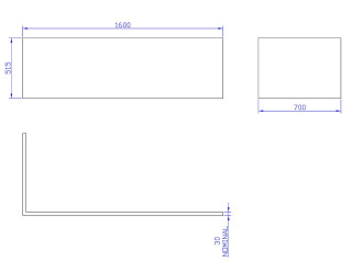 LShape Panel 1600x700x515Tech