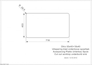 Ohio 18x40 50x40  And  50x40 18x40 Undermount Cut Out