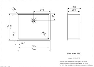 New York 50x40 - Line Drawing